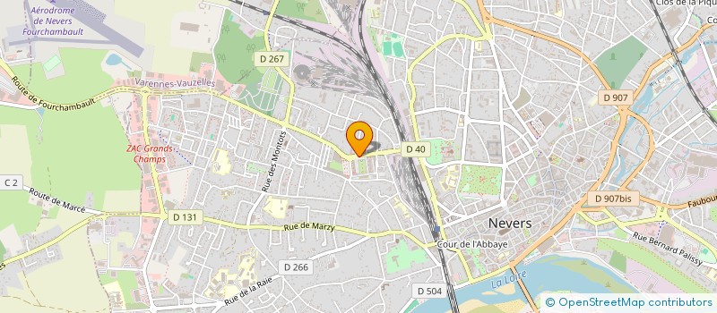 localisation de l'entreprise HOCO PARTS FRANCE à NEVERS