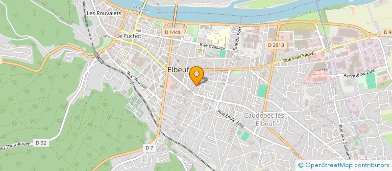 localisation de l'entreprise HOCOR  CAUDEBEC-LES-ELBEUF