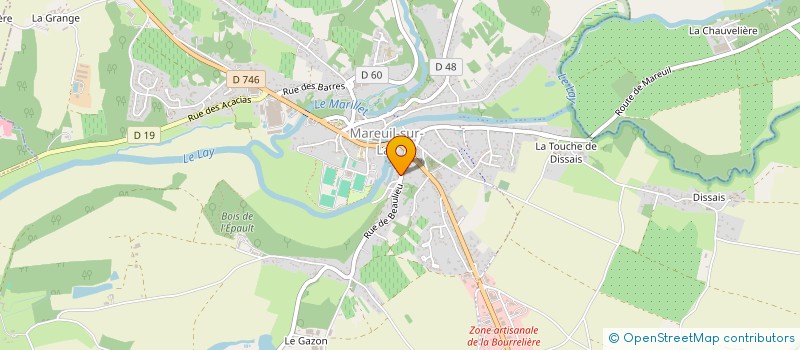 localisation de l'entreprise HOCQ LARMODIEU  MAREUIL-SUR-LAY-DISSAIS