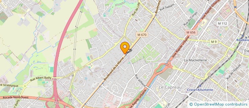 localisation de l'entreprise HOCUBE HOLDING à MARCQ-EN-BARŒUL