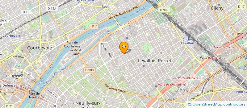 localisation de l'entreprise HOCUS FOCUS à LEVALLOIS-PERRET