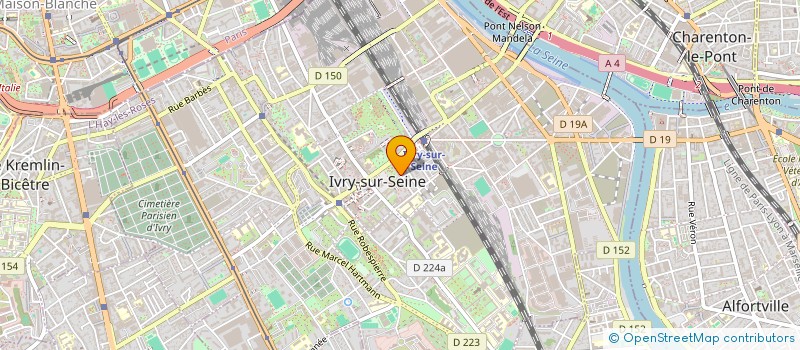 localisation de l'entreprise HOD  IVRY-SUR-SEINE