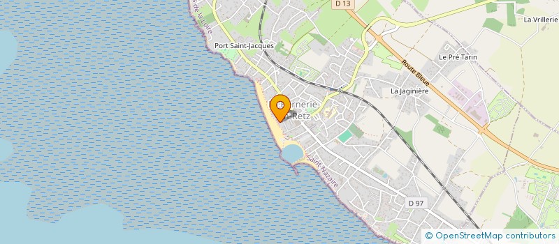 localisation de l'entreprise HODA  LA BERNERIE-EN-RETZ