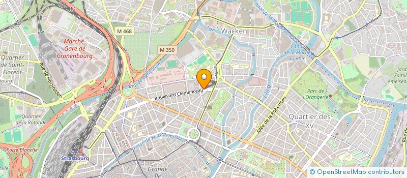 localisation de l'entreprise HODAA PATRIMOINE  STRASBOURG