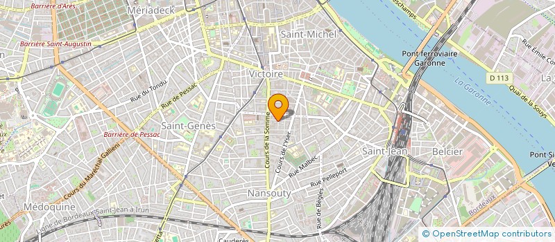 localisation de l'entreprise HODAS FINANCE  BORDEAUX