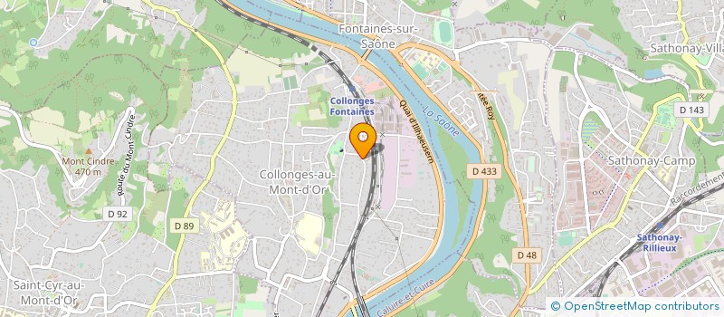 localisation de l'entreprise HODECO  COLLONGES-AU-MONT-D'OR