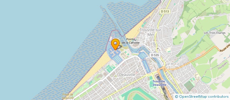 localisation de l'entreprise HODGES, GISELE & BOUTIN, LAURENT & BOUTIN, JEAN-PA  DEAUVILLE