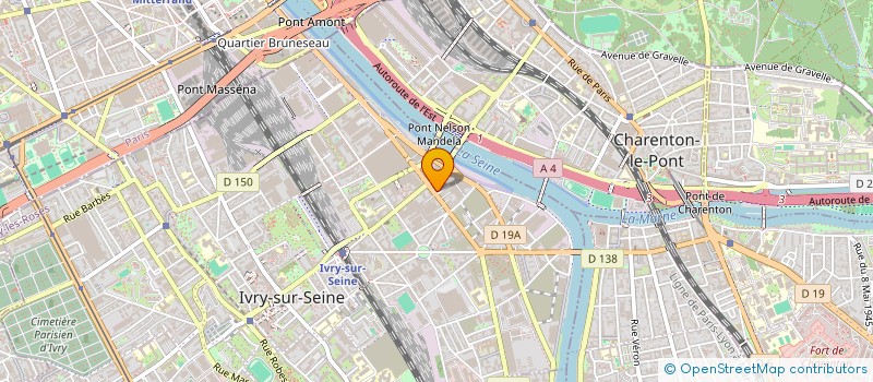 localisation de l'entreprise HODHOD à IVRY-SUR-SEINE