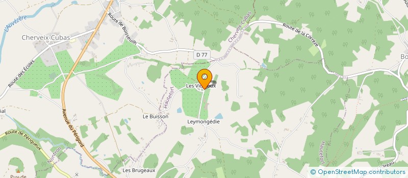 localisation de l'entreprise HODI! AFRIQUES EN PERIGORD  HAUTEFORT