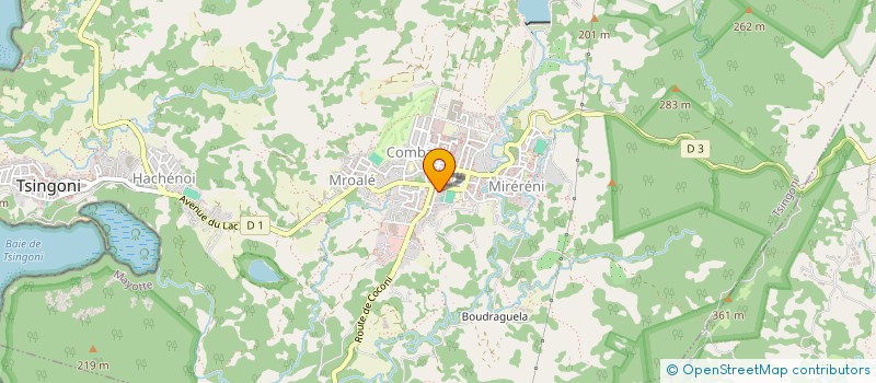localisation de l'entreprise HODI SERVICE NETTOYAGE à TSINGONI