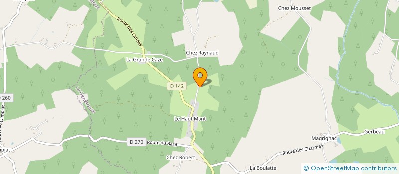 localisation de l'entreprise HODIA  LA GENETOUZE