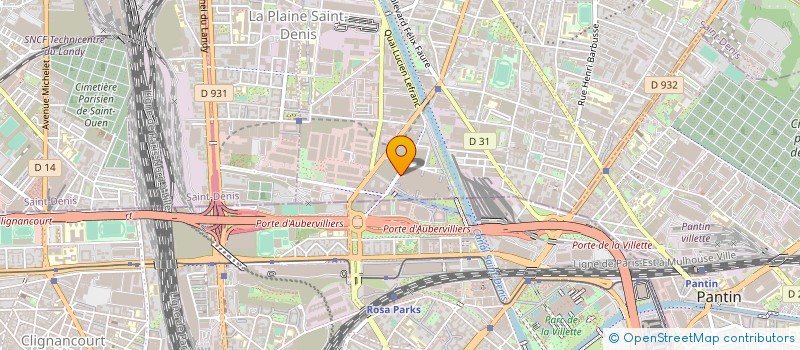 localisation de l'entreprise HODIALL à AUBERVILLIERS