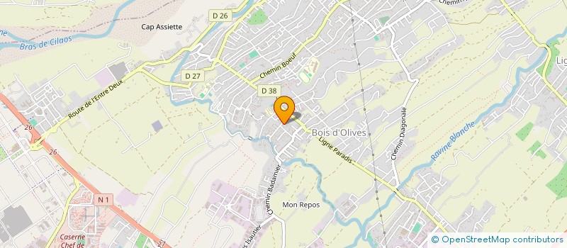 localisation de l'entreprise HODING CHAN-ASHING  SAINT-PIERRE