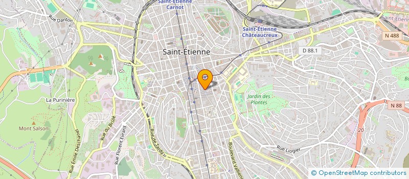 localisation de l'entreprise HODJI  SAINT-ETIENNE