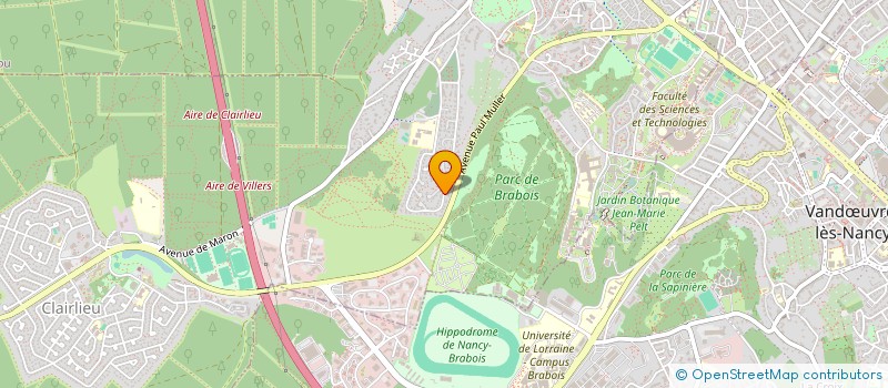 localisation de l'entreprise HODOFOLIA THEATRE  VILLERS-LES-NANCY