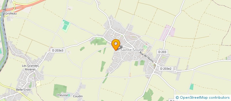 localisation de l'entreprise HOECO à SAINTE-SOULLE