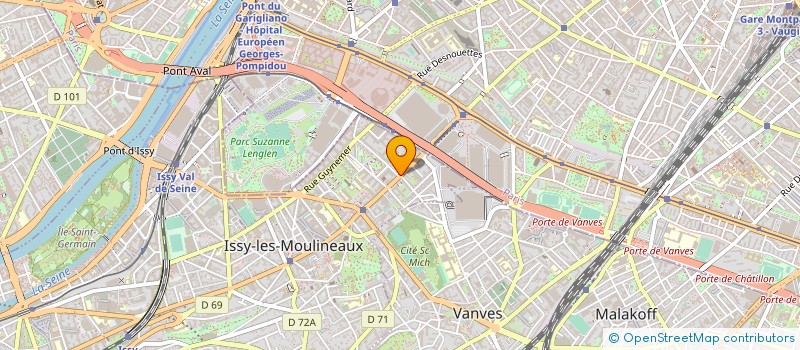 localisation de l'entreprise HOEDIC à ISSY-LES-MOULINEAUX