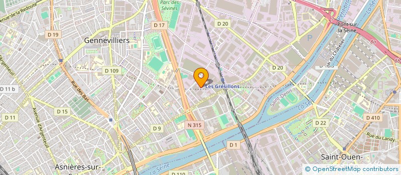 localisation de l'entreprise HOEGH AUTOLINERS à GENNEVILLIERS