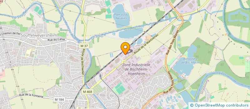 localisation de l'entreprise HOENHEIMECO  HNHEIM