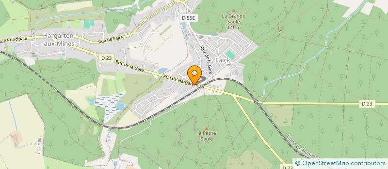 localisation de l'entreprise HOERRMANN - SCHAD à FALCK