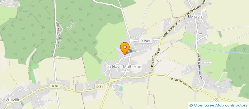 localisation de l'entreprise HOET à LA HAYE-MALHERBE