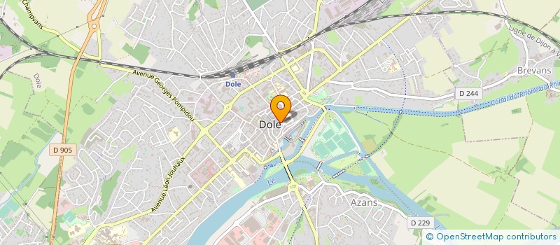 localisation de l'entreprise HOFER FRANCE SARL à DOLE