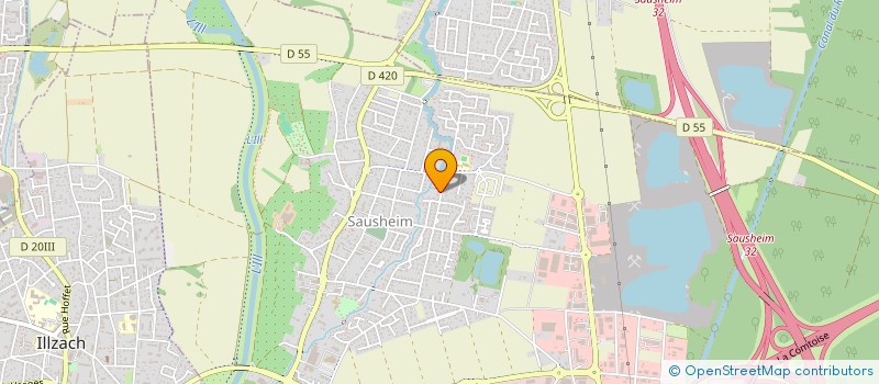 localisation de l'entreprise HOFFARTH - CREMATORIUM  SAUSHEIM