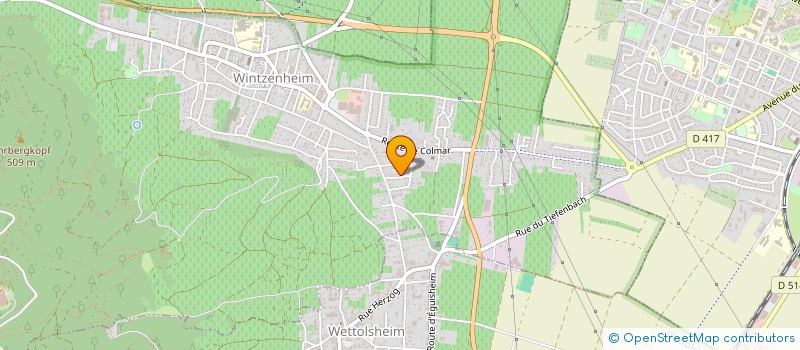 localisation de l'entreprise HOFFERT ARCHITECTURE  WETTOLSHEIM