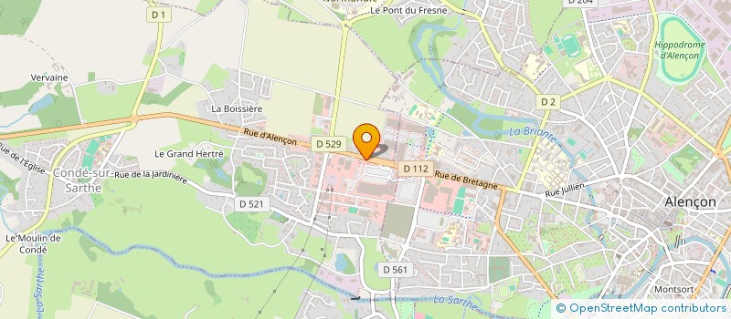 localisation de l'entreprise HOFFMANER à CONDE-SUR-SARTHE