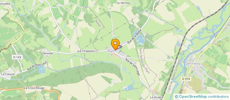 localisation de l'entreprise HOFFMANN-DEMANGEOT  NOLAY