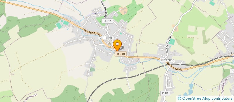 localisation de l'entreprise HOFFMANN ET FILS  METZING