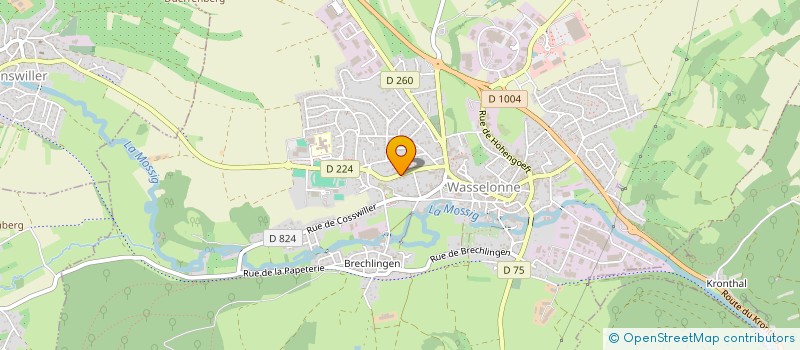 localisation de l'entreprise HOFFMANN FINANCE à WASSELONNE
