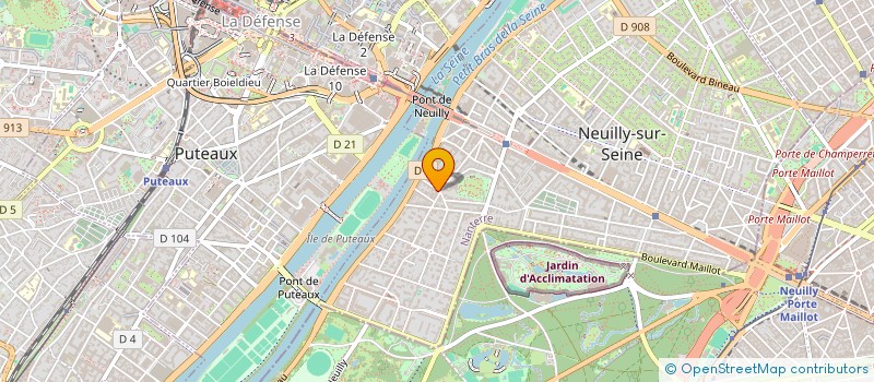 localisation de l'entreprise HOFFNUNG à NEUILLY-SUR-SEINE