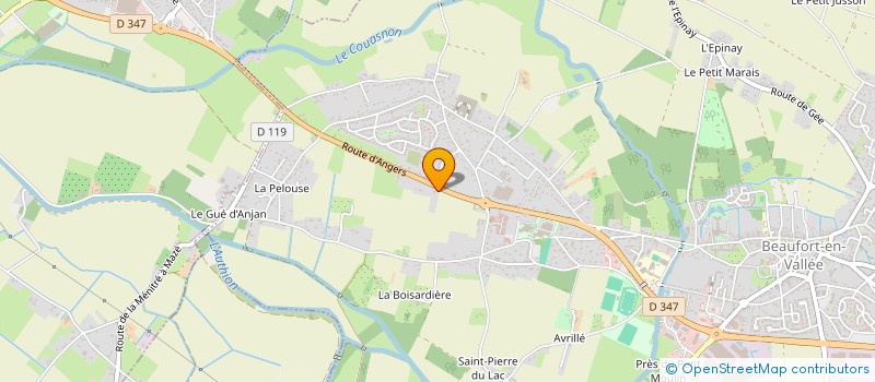 localisation de l'entreprise HOFIA  BEAUFORT-EN-ANJOU