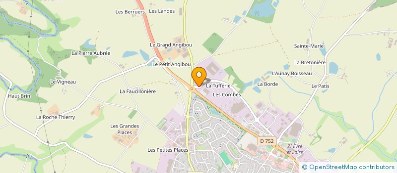 localisation de l'entreprise HOFICI à BEAUPREAU-EN-MAUGES