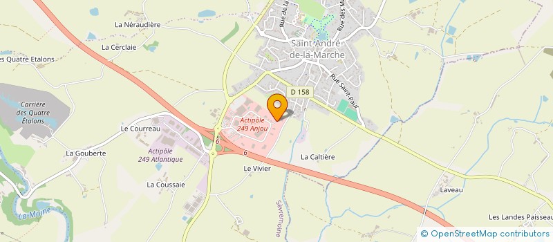 localisation de l'entreprise HOFICOUPE  SEVREMOINE