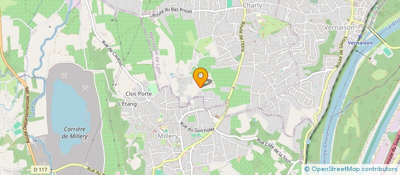 localisation de l'entreprise HOFMAN ARCHITECTE  CHARLY