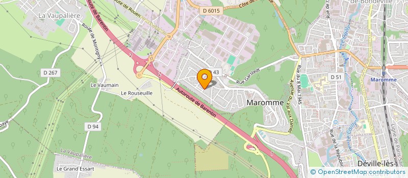 localisation de l'entreprise HOFMAN - GRECH  MAROMME