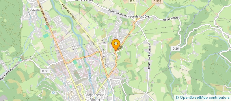 localisation de l'entreprise HOFMANN  BAGNERES-DE-BIGORRE