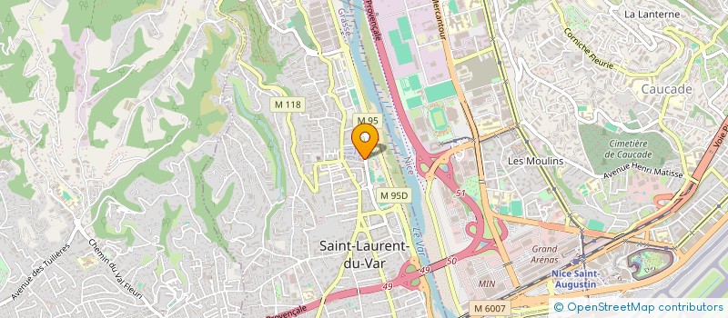 localisation de l'entreprise HOFOLI  SAINT-LAURENT-DU-VAR