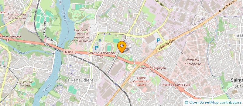 localisation de l'entreprise HOG à NANTES