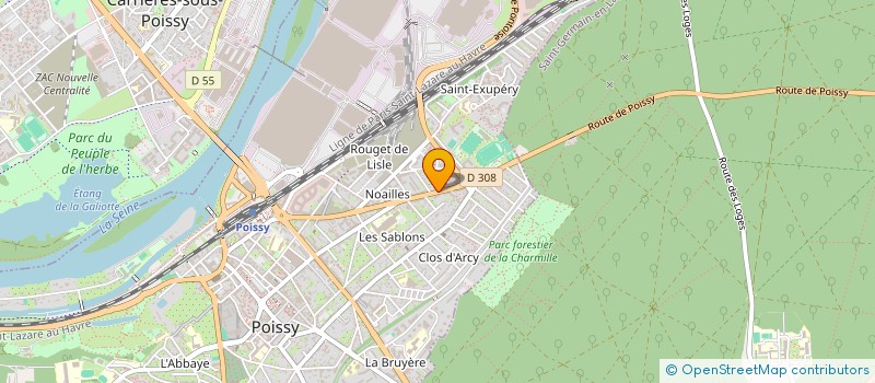 localisation de l'entreprise HOGAR  POISSY