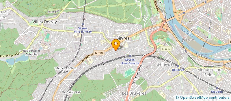 localisation de l'entreprise HOGARCO à SEVRES