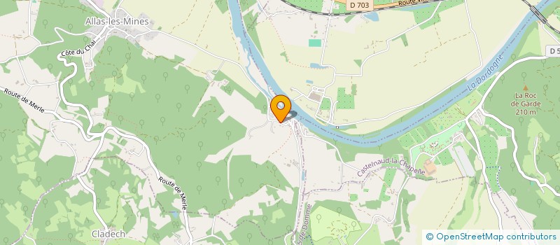 localisation de l'entreprise HOGART  ALLAS-LES-MINES