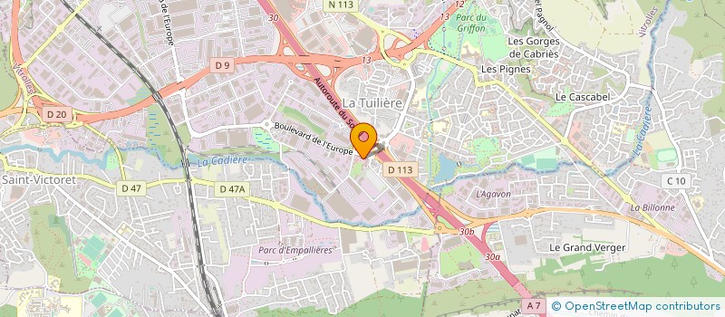localisation de l'entreprise HOGET BAT à VITROLLES