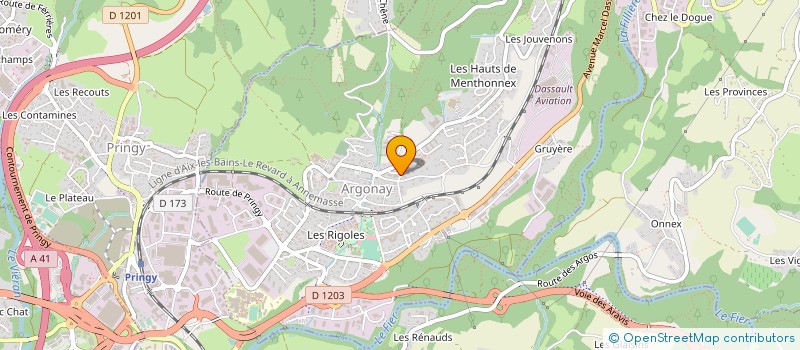 localisation de l'entreprise HOGGAR SOLUTION à ANNECY