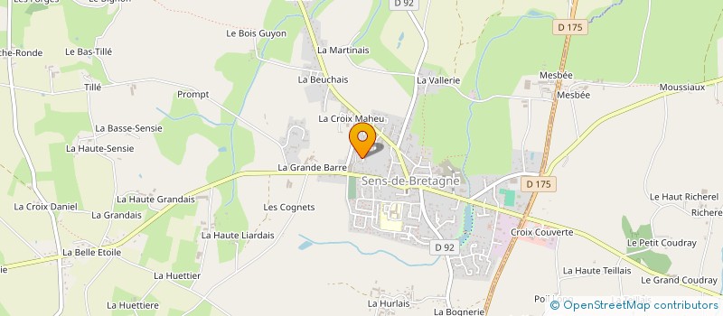 localisation de l'entreprise HOGGO SOW  SENS-DE-BRETAGNE