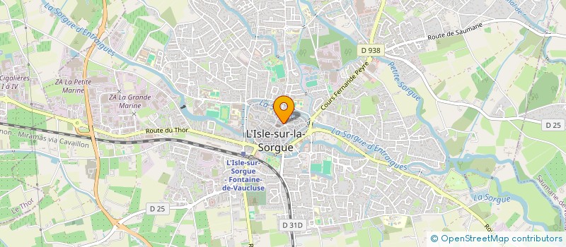 localisation de l'entreprise HOGI  L'ISLE-SUR-LA-SORGUE