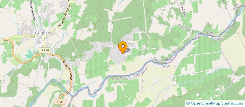 localisation de l'entreprise HOGMA à GRIGNAN