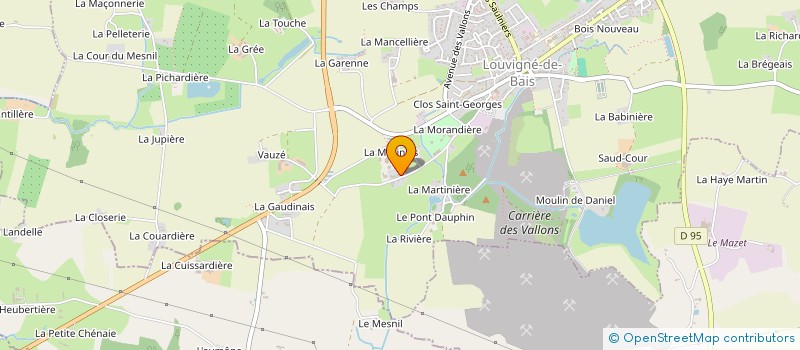 localisation de l'entreprise HOGREL à BAIS